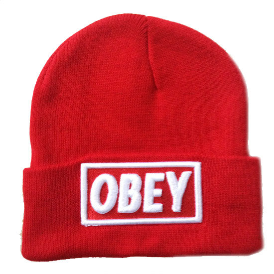 Bonnet OBEY [Rouge] - Cliquez sur l'image pour la fermer
